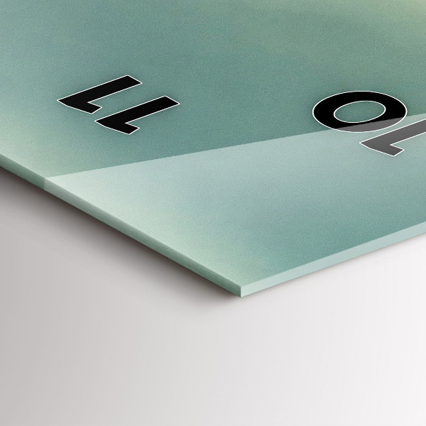 Vertikálne hodiny Východ slnka v Beskydách