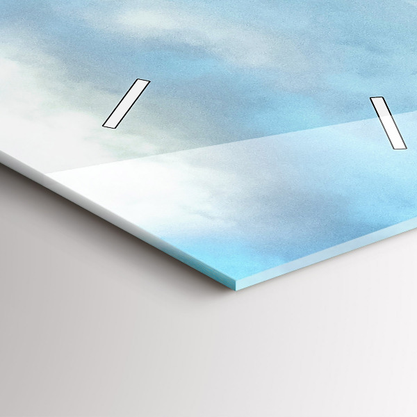 Vertikálne hodiny Horská krajina