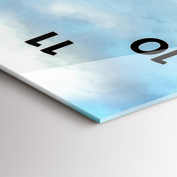 Vertikálne hodiny Horská krajina