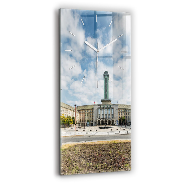 Vertikálne hodiny Panoráma mesta Ostrava