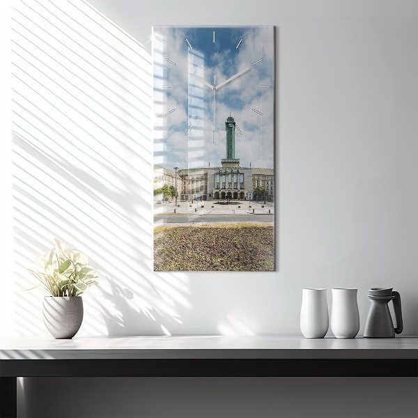 Vertikálne hodiny Panoráma mesta Ostrava