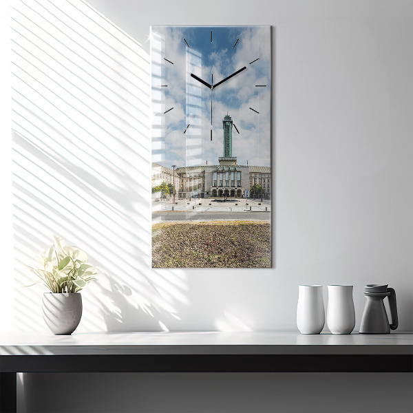 Vertikálne hodiny Panoráma mesta Ostrava