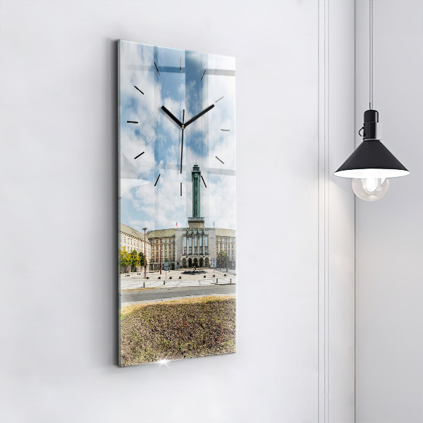Vertikálne hodiny Panoráma mesta Ostrava