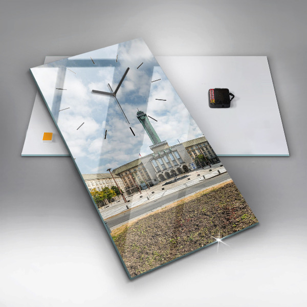 Vertikálne hodiny Panoráma mesta Ostrava