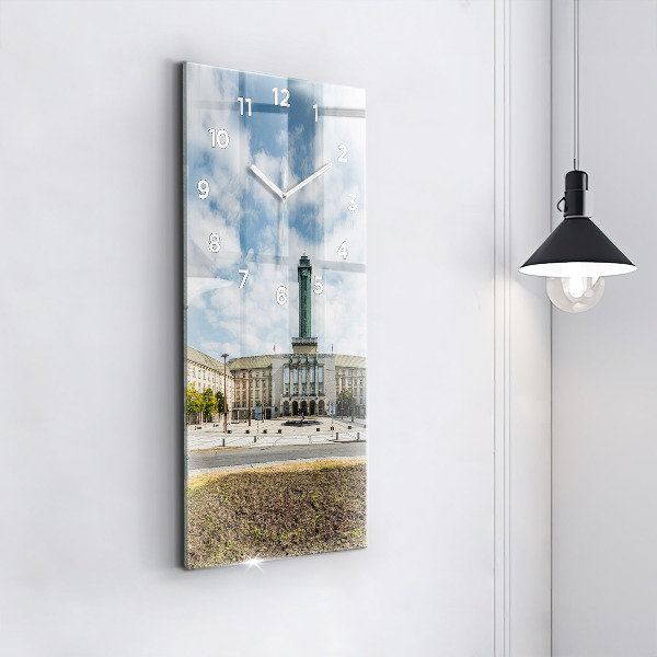Vertikálne hodiny Panoráma mesta Ostrava