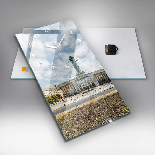 Vertikálne hodiny Panoráma mesta Ostrava
