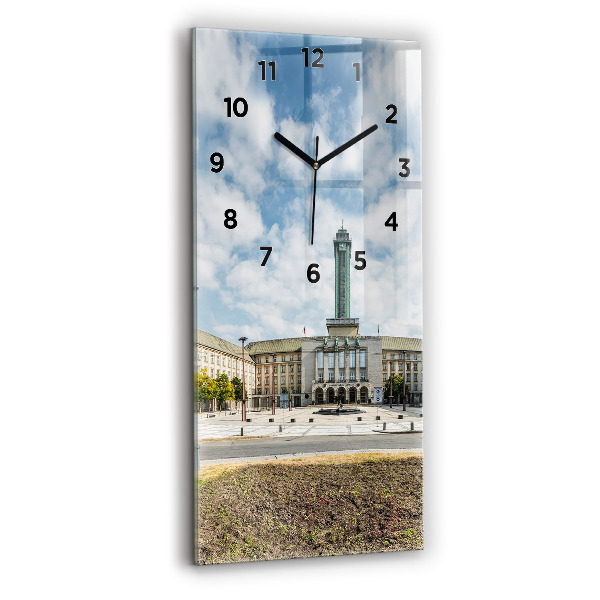Vertikálne hodiny Panoráma mesta Ostrava