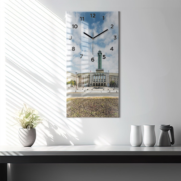 Vertikálne hodiny Panoráma mesta Ostrava
