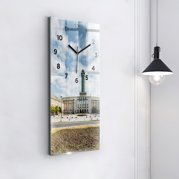 Vertikálne hodiny Panoráma mesta Ostrava