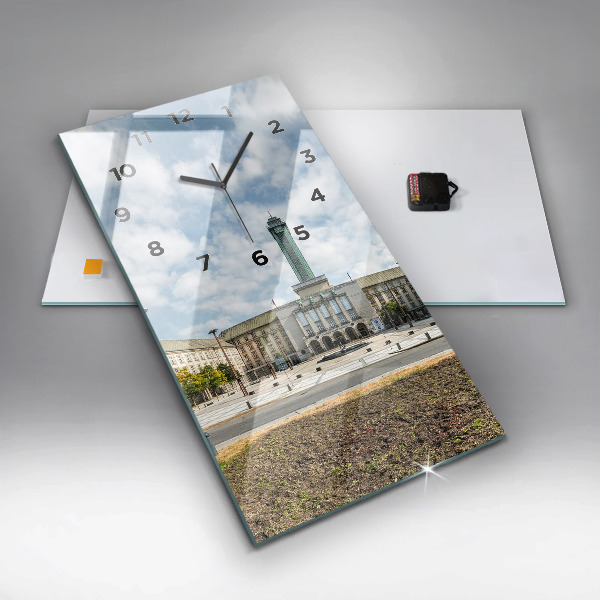 Vertikálne hodiny Panoráma mesta Ostrava