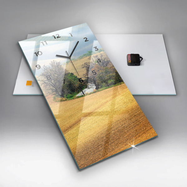 Vertikálne hodiny Moravská vidiecka krajina