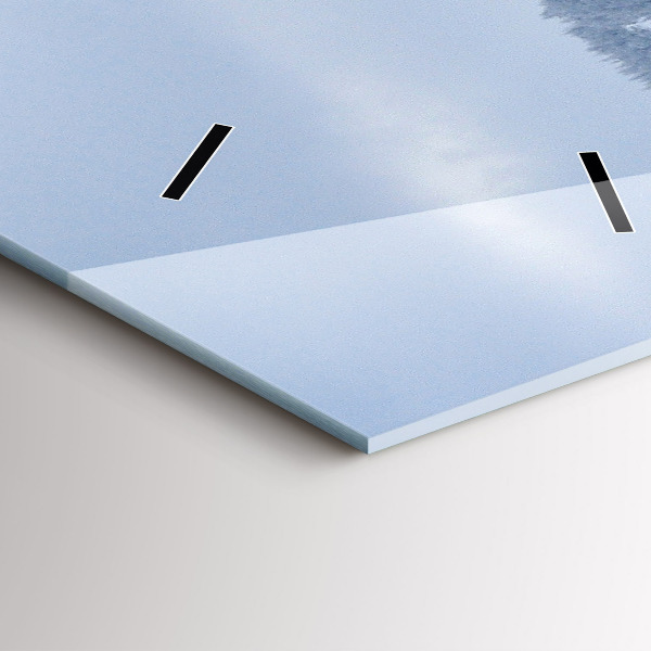 Vertikálne hodiny České Krkonoše v zime