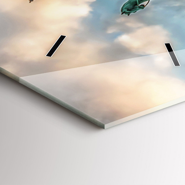 Vertikálne hodiny Brandenburská brána v Berlíne