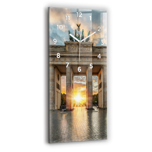 Vertikálne hodiny Brandenburská brána v Berlíne
