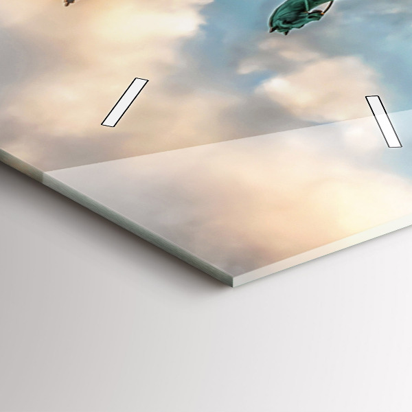 Vertikálne hodiny Brandenburská brána v Berlíne