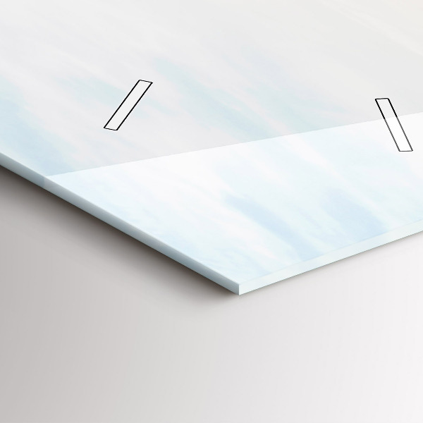 Vertikálne hodiny Západ slnka nad morom