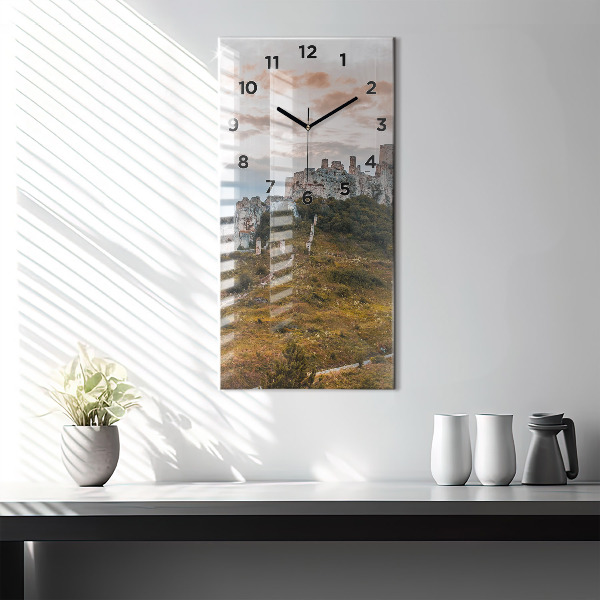 Vertikálne hodiny Spišský hrad na Slovensku