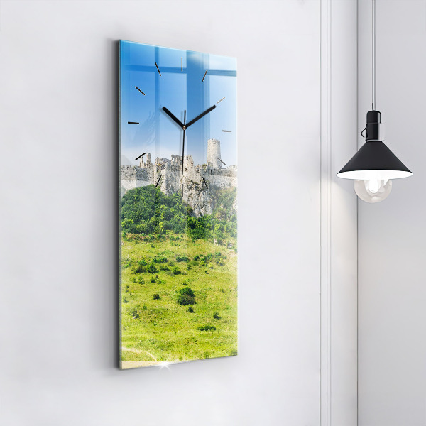 Vertikálne hodiny Spišský hrad na Slovensku