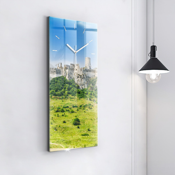 Vertikálne hodiny Spišský hrad na Slovensku