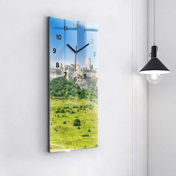 Vertikálne hodiny Spišský hrad na Slovensku