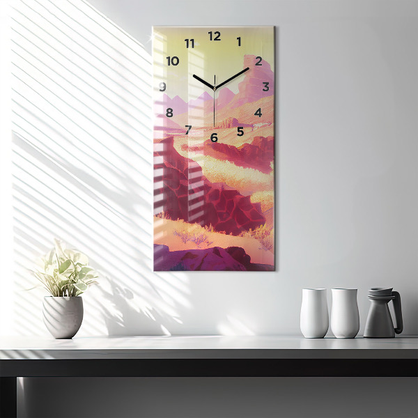Vertikálne hodiny Arizonská púšť