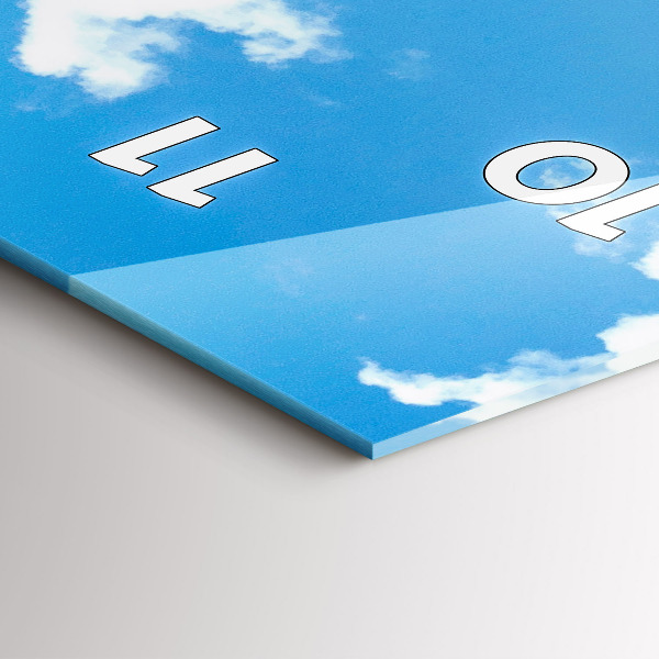 Vertikálne hodiny Skalnatá krajina