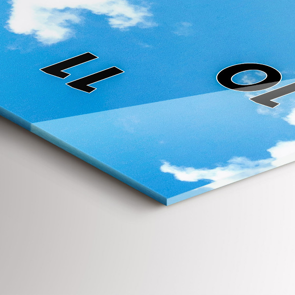 Vertikálne hodiny Skalnatá krajina