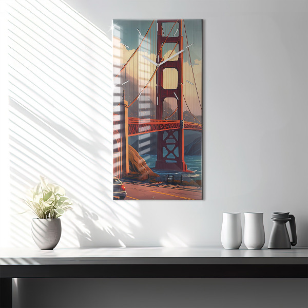 Vertikálne hodiny Most v San Franciscu