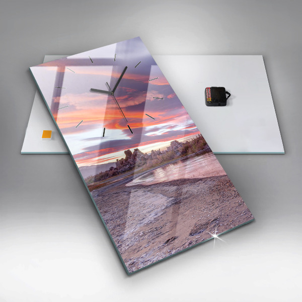 Vertikálne hodiny Kalifornský východ slnka