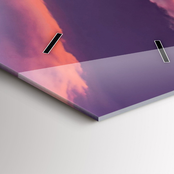 Vertikálne hodiny Kalifornský východ slnka