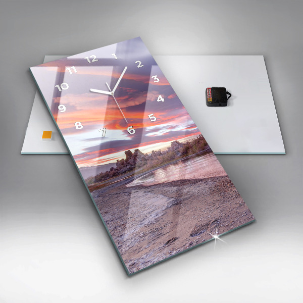 Vertikálne hodiny Kalifornský východ slnka