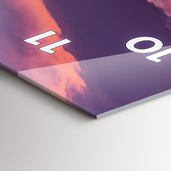 Vertikálne hodiny Kalifornský východ slnka