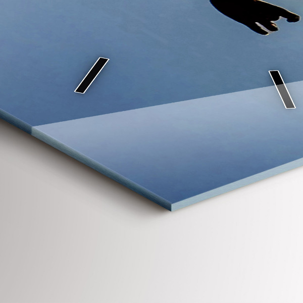 Vertikálne hodiny Španielsky tanec na mori