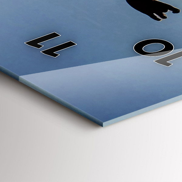 Vertikálne hodiny Španielsky tanec na mori