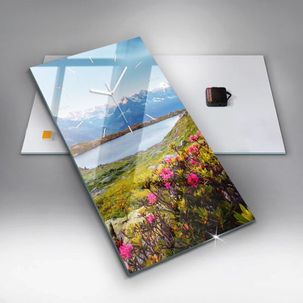 Vertikálne hodiny Ľadovec Mont Blanc Chamonix