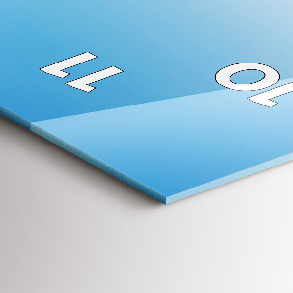 Vertikálne hodiny Ľadovec Mont Blanc Chamonix