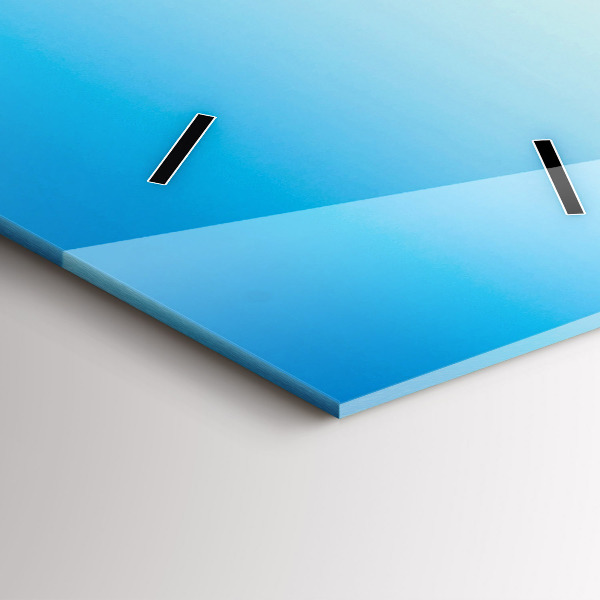 Vertikálne hodiny Lyžiar v Alpách