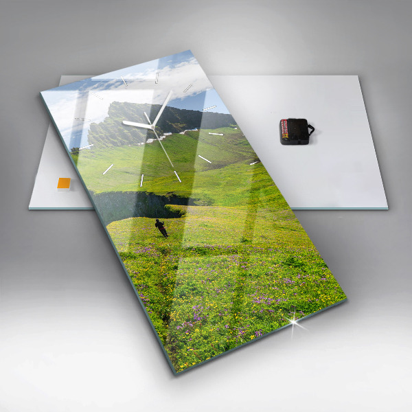 Vertikálne hodiny Islandská rezervácia Hornstrandir