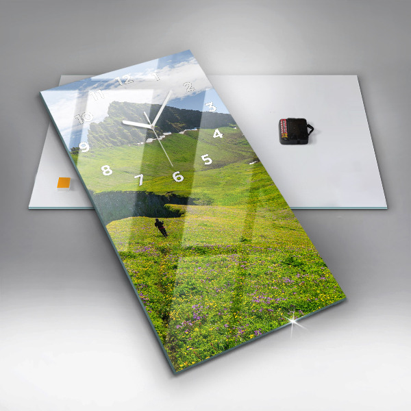 Vertikálne hodiny Islandská rezervácia Hornstrandir