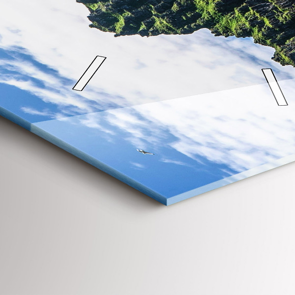 Vertikálne hodiny Islandská rezervácia Hornstrandir