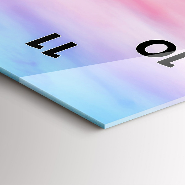 Vertikálne hodiny Pohľad na hory na Islande