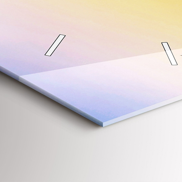 Vertikálne hodiny Hora ľadu a východ slnka