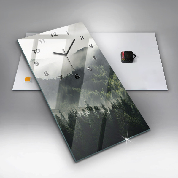 Vertikálne hodiny Lesná krajina