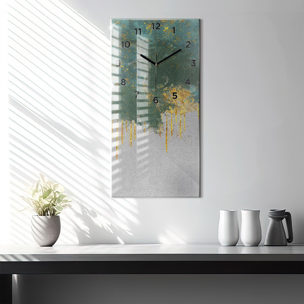 Vertikálne hodiny Dekoratívny vzor