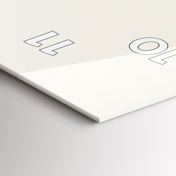 Vertikálne hodiny Kvitnúce kvety gypsomilky