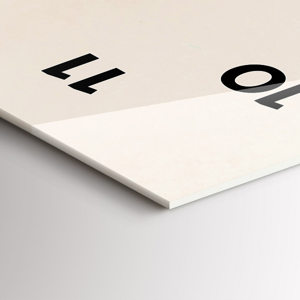 Vertikálne hodiny Kvitnúce kvety gypsomilky