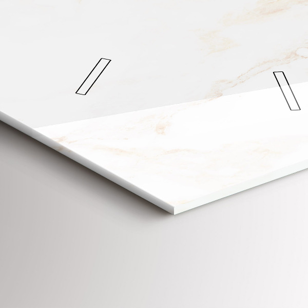 Vertikálne hodiny Elegantný mramor