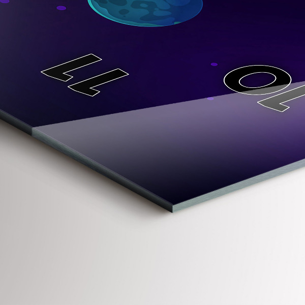 Vertikálne hodiny Galaxie planéty