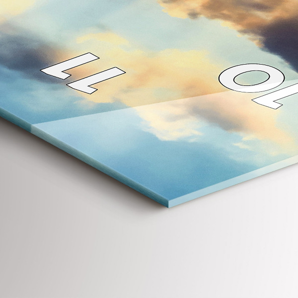 Vertikálne hodiny Západ slnka na pláži