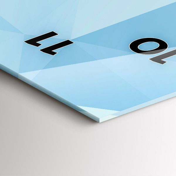 Vertikálne hodiny Abstrakcia trojuholníkov